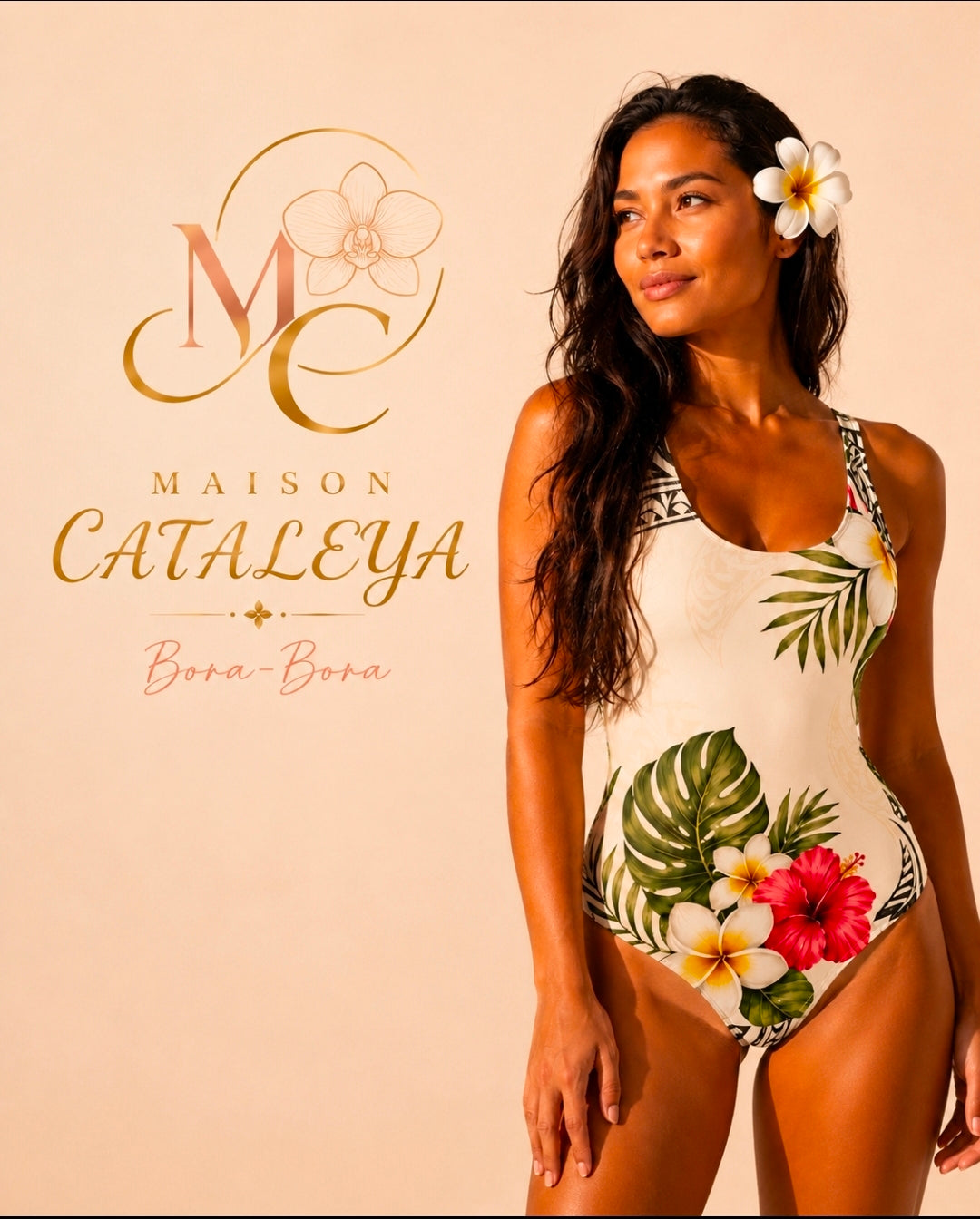 NINAMU 1PC Tropical – Maison Cataleya Bora Bora