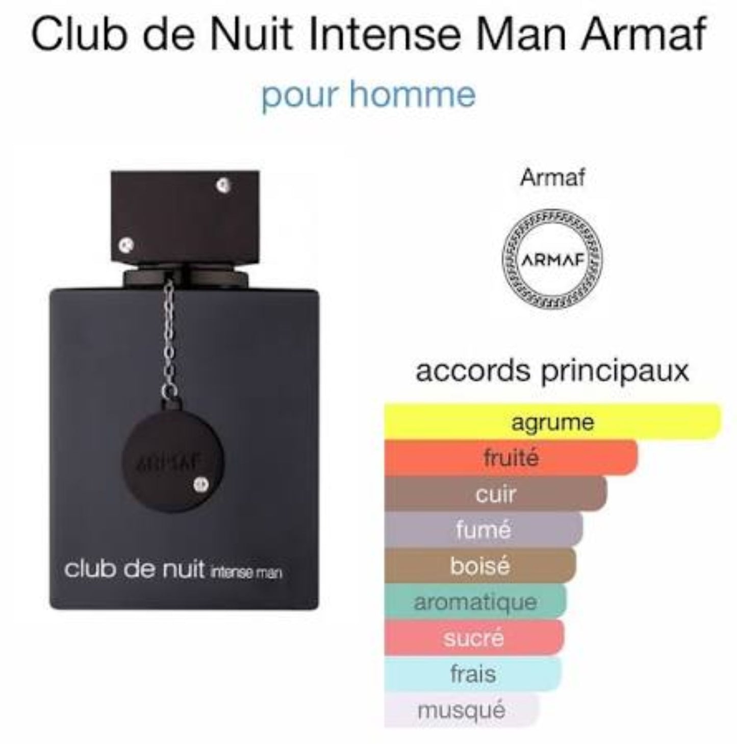 Club de Nuit Intense Man – Eau de Parfum Homme 50 ml