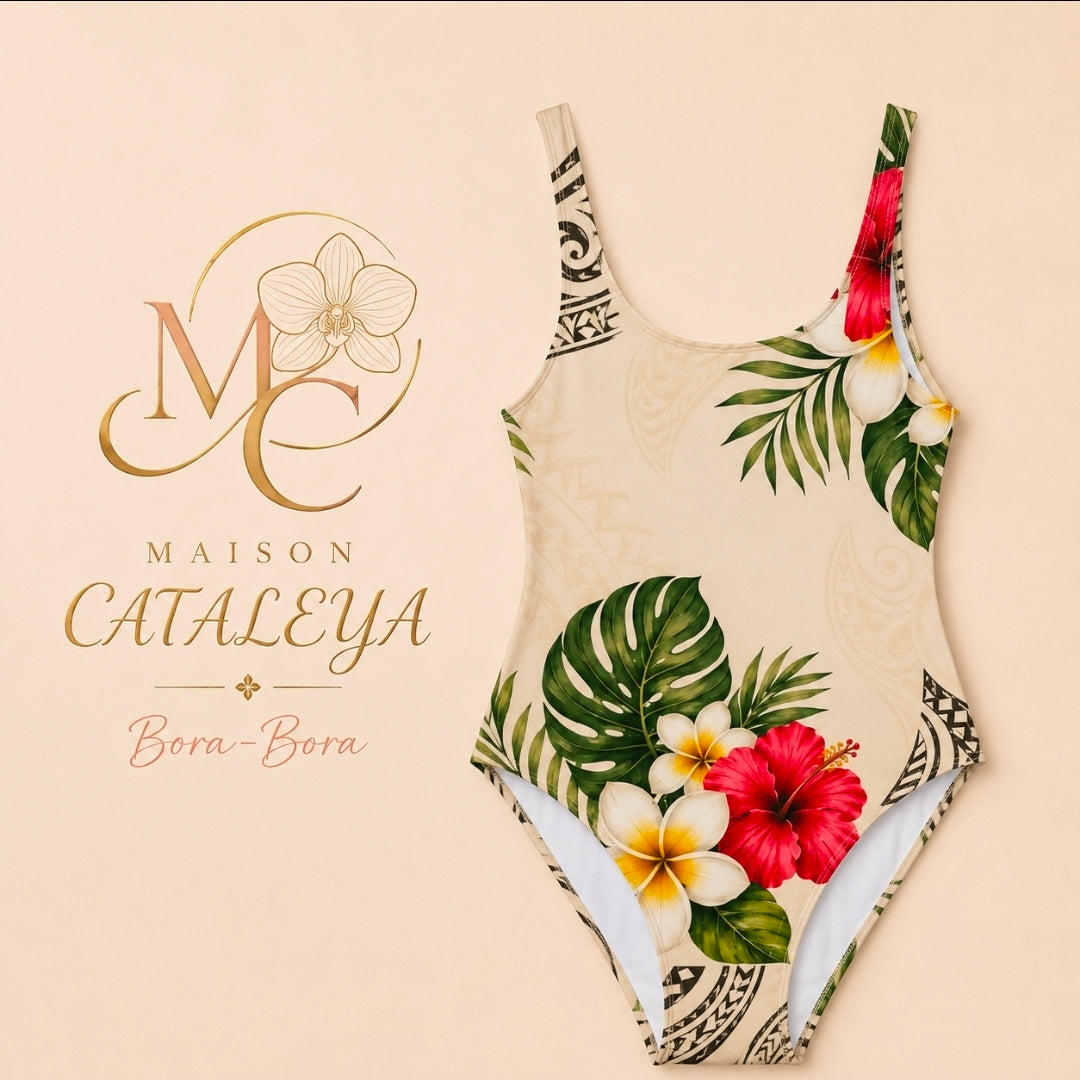 NINAMU 1PC Tropical – Maison Cataleya Bora Bora