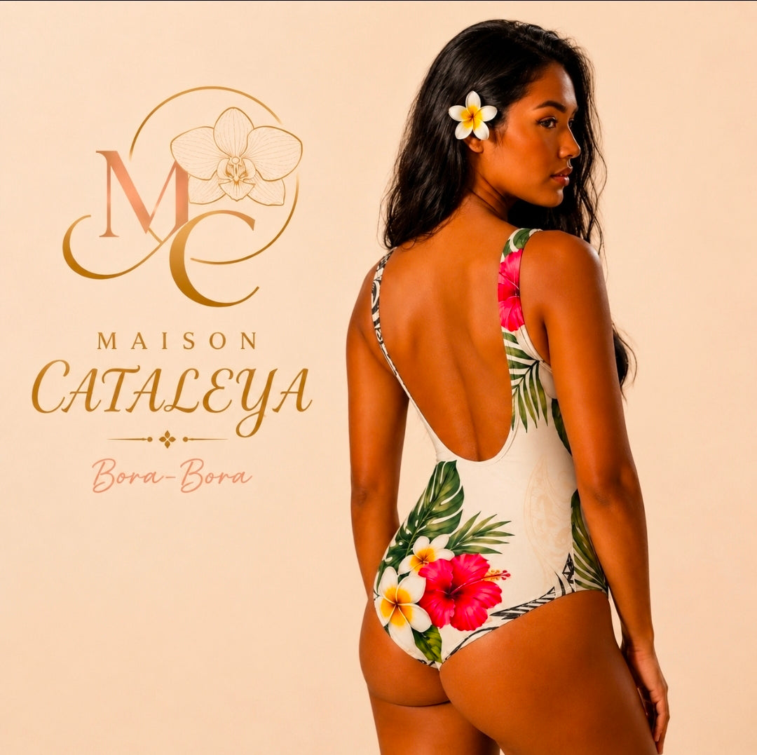 NINAMU 1PC Tropical – Maison Cataleya Bora Bora