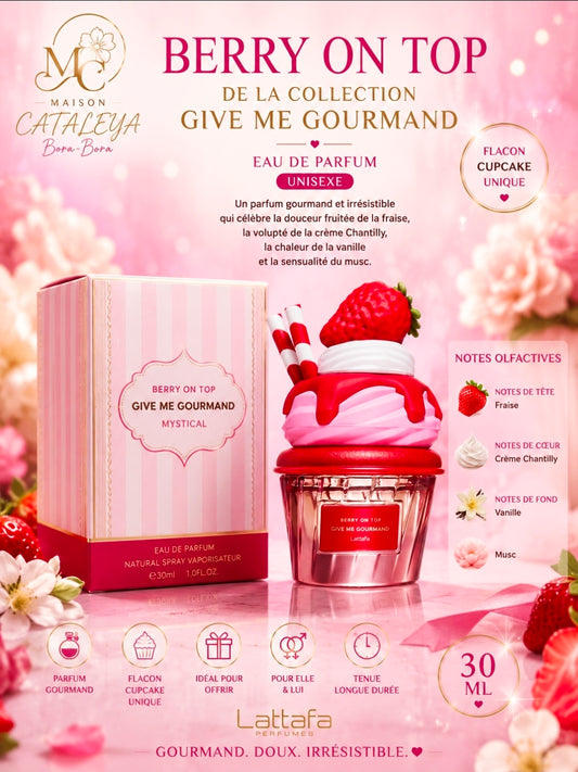 🍓 Berry On Top – Eau de Parfum Gourmand 30 ml | Give Me Gourmand by Lattafa