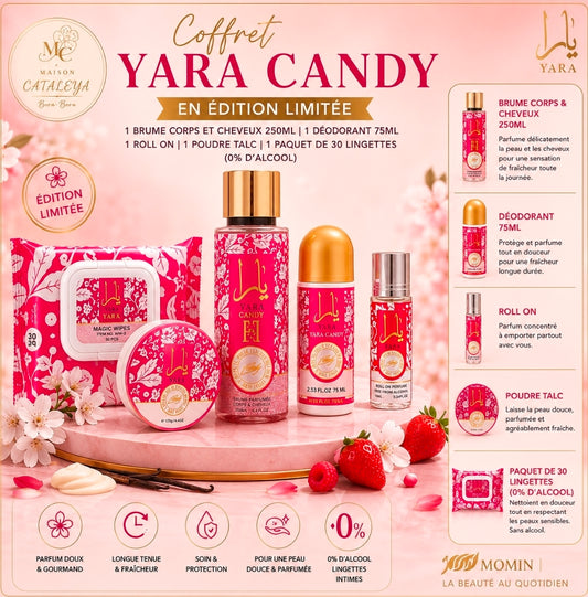 Coffret Yara Candy – Édition Limitée | Maison Cataleya Bora Bora