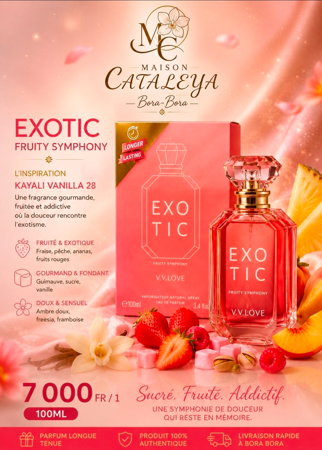 Collection V.V.LOVE – Des Parfums Gourmands & Irrésistibles -  100 ml✨