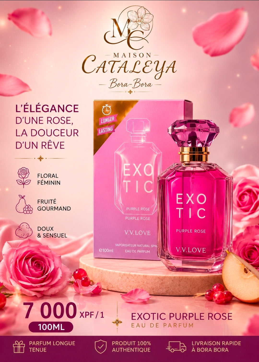 Collection V.V.LOVE – Des Parfums Gourmands & Irrésistibles -  100 ml✨