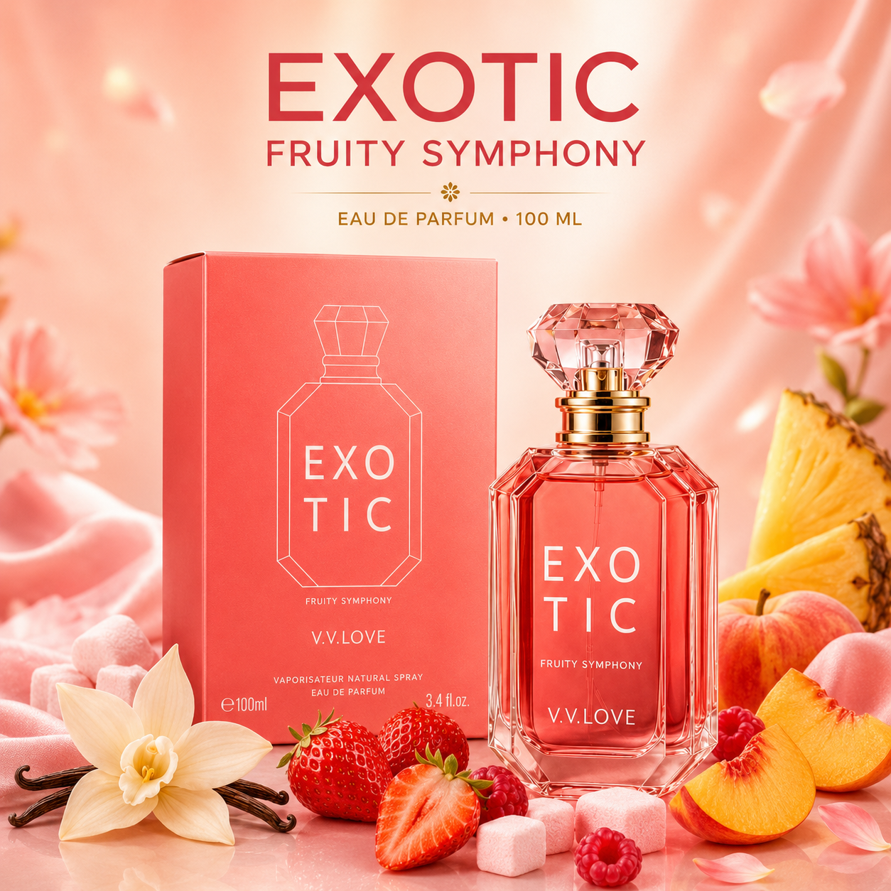 Exotic Fruity Symphony – Eau de parfum 100 ml V.V.LOVE