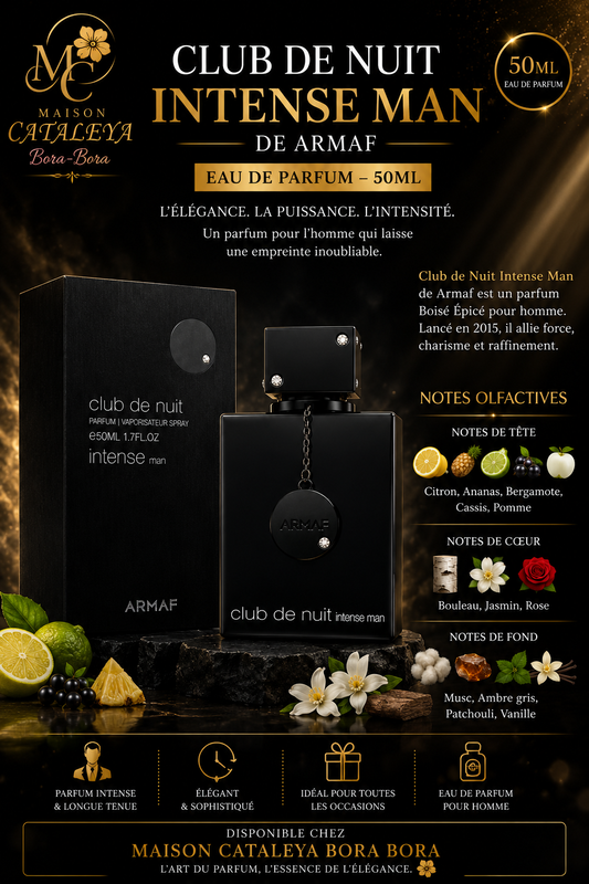 Club de Nuit Intense Man – Eau de Parfum Homme 50 ml