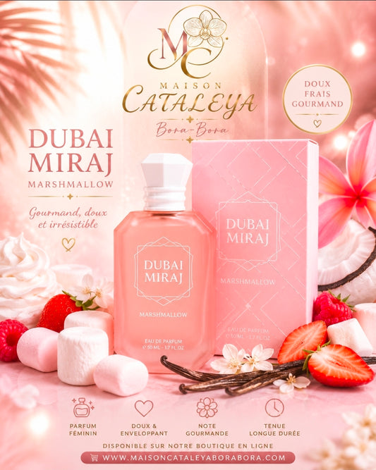 Dubai Miraj Marshmallow Eau de Parfum 50 ml – Parfum Gourmand Femme